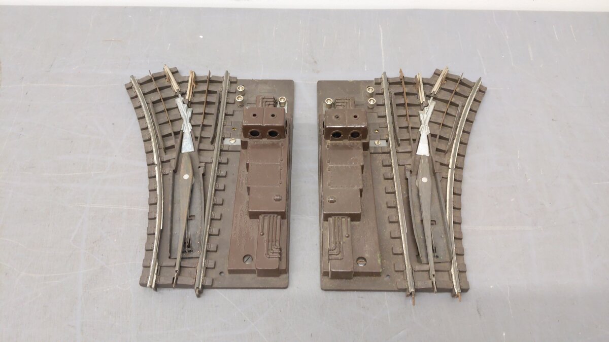 Lionel 112 Vintage LH & RH Super O Remote Control Switches (Pair of 2) VG