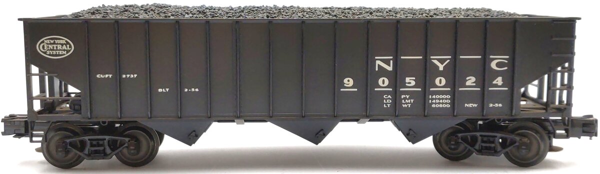 Weaver 4030 New York Central 3 Bay Hopper Hi-Rail #905024 VG/Box