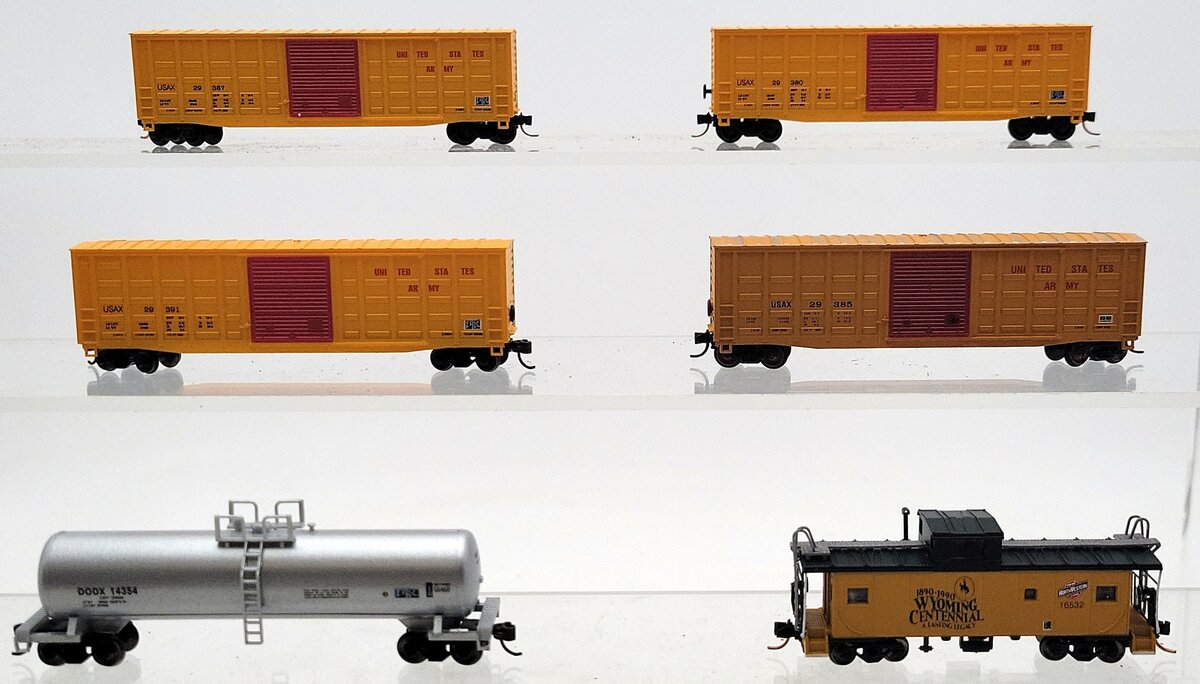 Atlas & Roundhouse N Scale Assorted Freight Cars [6] EX/Box
