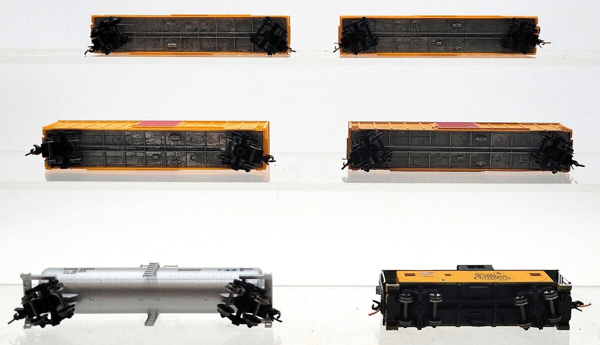 Atlas & Roundhouse N Scale Assorted Freight Cars [6] EX/Box