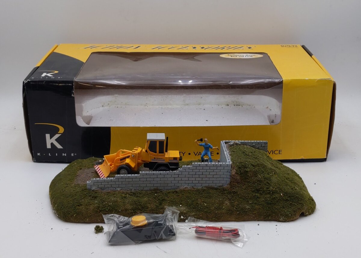 K-Line K42413 Operating Earthmover Construction Animated Scene VG/Box