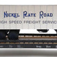 Weaver 2043 O Gauge Nickel Plate Road 50' Flat Car w/ 35' Silver Trailer LN/Box
