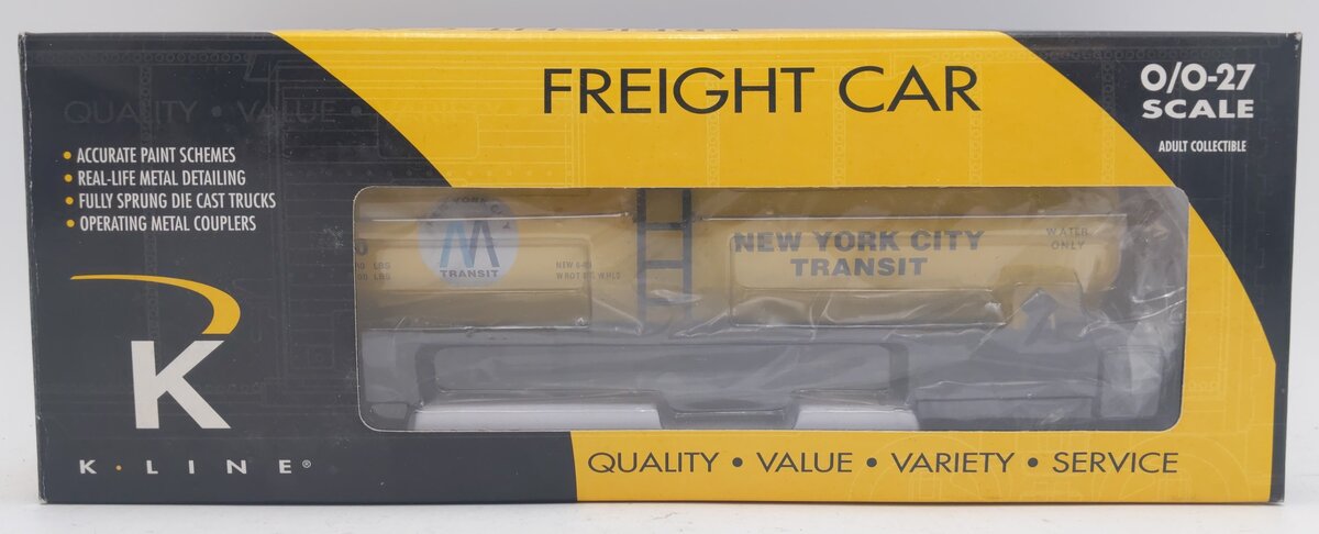 K-Line K635-8015 New York City Transit Double Dome Tank Car LN/Box
