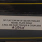 Weaver 2048 O Gauge Nickel Plate Road 50' Flat Car w/ 35' Silver Trailer LN/Box