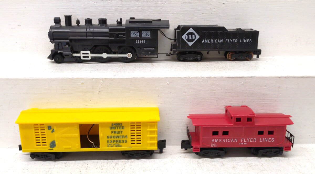 American Flyer 20705 Vintage S The Pioneer Flyer Train Set VG/Box