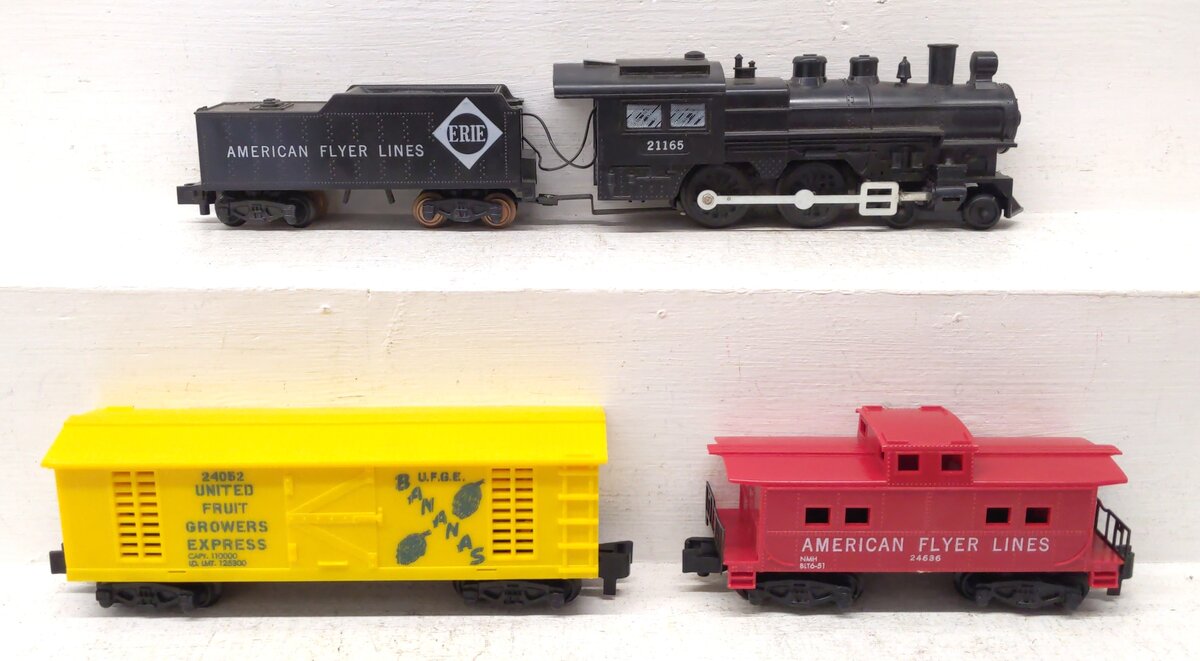 American Flyer 20705 Vintage S The Pioneer Flyer Train Set VG/Box