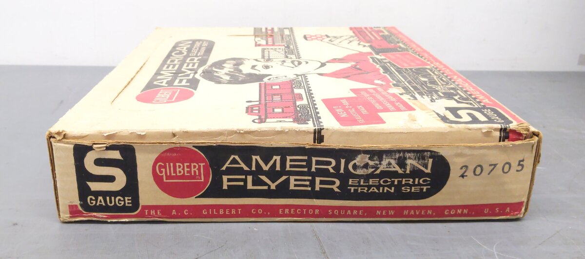 American Flyer 20705 Vintage S The Pioneer Flyer Train Set VG/Box