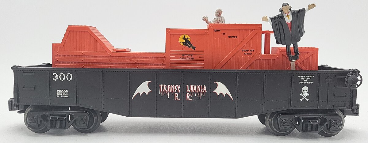 Lionel 6-26855 O Gauge Operating Halloween Animated Gondola EX