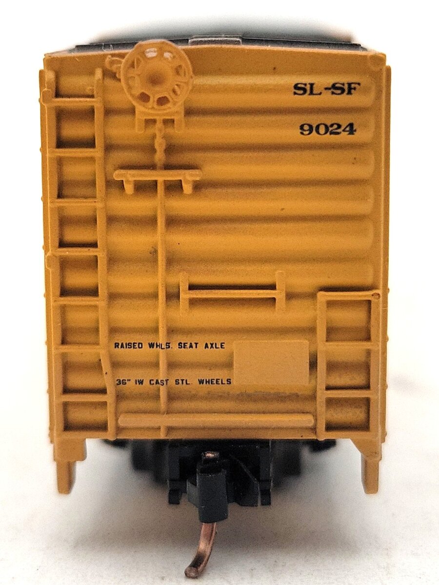 Athearn 17167 N Scale Frisco Weathered Auto Boxcar #9024 LN