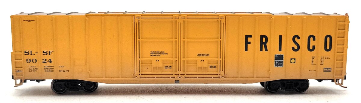 Athearn 17167 N Scale Frisco Weathered Auto Boxcar #9024 LN