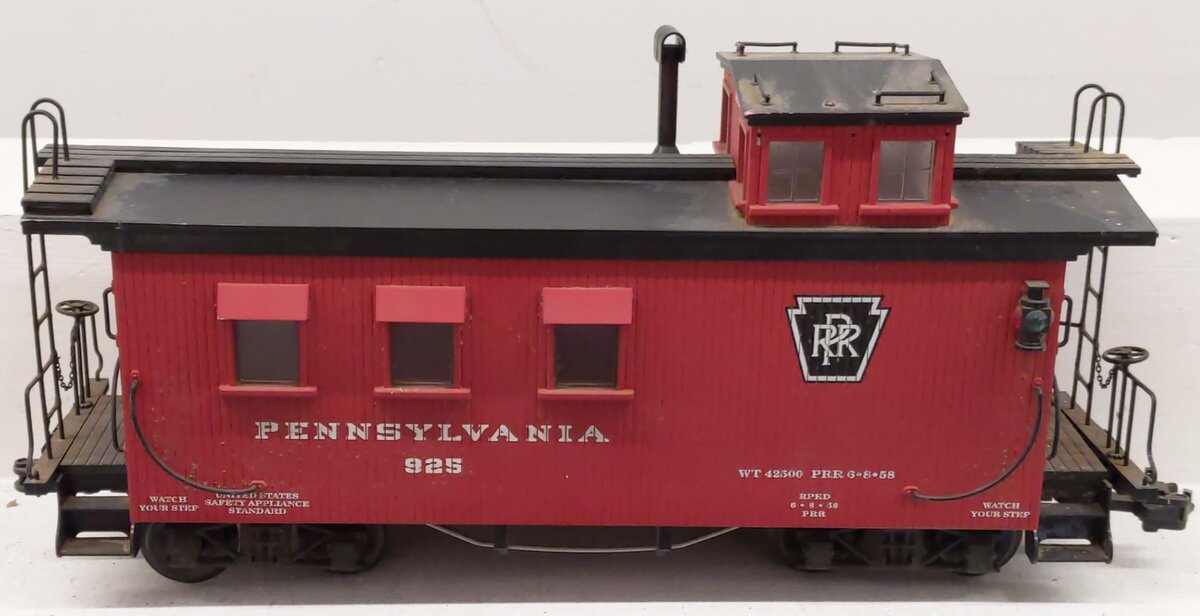 USA Trains R12012 G Pennsylvania Wood Side Caboose #925
