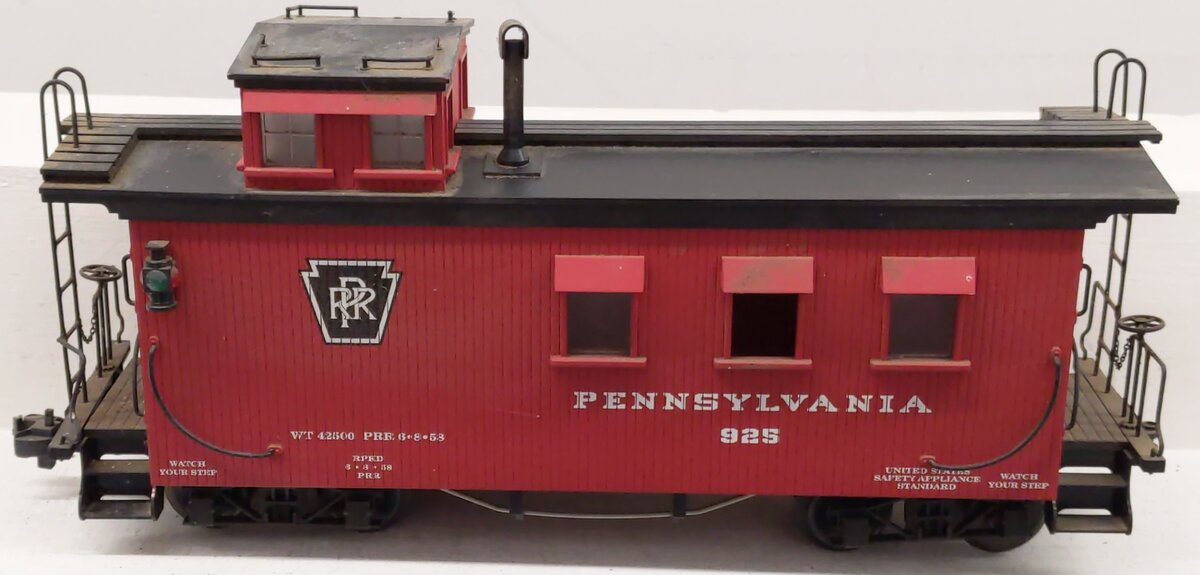 USA Trains R12012 G Pennsylvania Wood Side Caboose #925