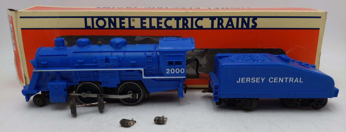 Lionel 6-18712 O Jersey Central 2-4-0 Steam Loco & Tender #2000 VG/Box
