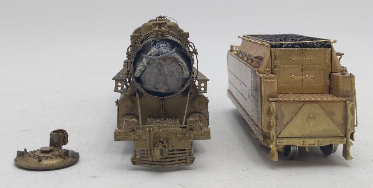 Westside Model Co. K-2 Brass HO PRR K-2 4-6-2 Steam Loco & Tender - Unpainted