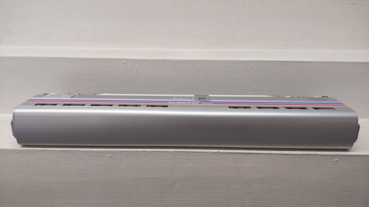 Williams O Gauge Amtrak Superliner Aluminum Dining Car EX/Box