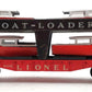 Lionel 6416 Vintage O Boat Loader with 4 Red Boats - Rare VG