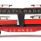 Lionel 6416 Vintage O Boat Loader with 4 Red Boats - Rare VG