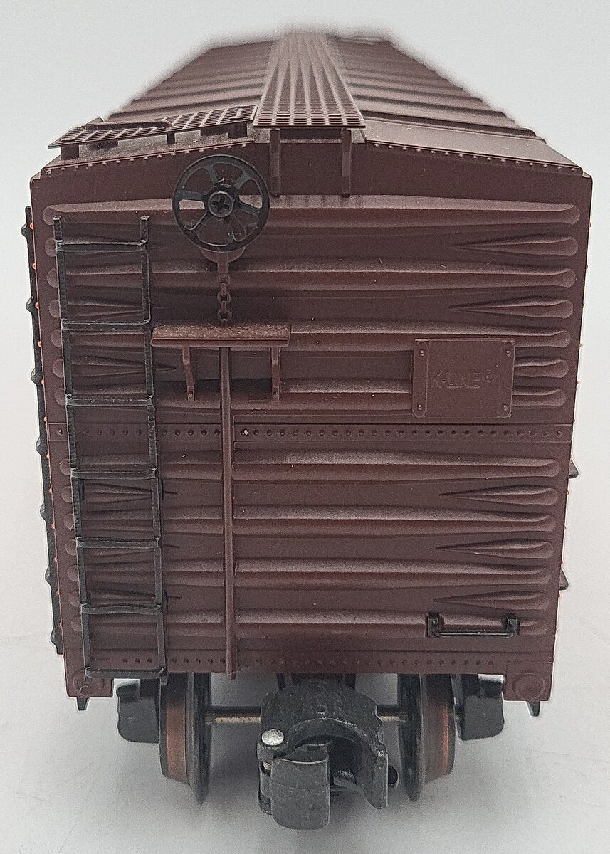 K-Line K762-1051 O Gauge Santa Fe Dynamite Wood-Sided Boxcar #38352 EX