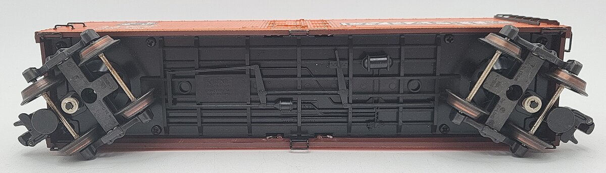 K-Line K762-1051 O Gauge Santa Fe Dynamite Wood-Sided Boxcar #38352 EX