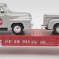 Lionel 6-26311 Santa Fe Flatcar with Pickup Trucks EX