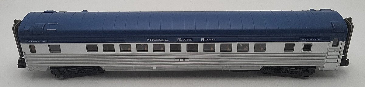 MTH O Gauge Nickel Plate Road Coach Passenger Car #109 LN