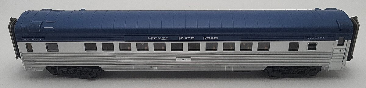 MTH O Gauge Nickel Plate Road Coach Passenger Car #109 LN