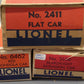 Lionel Vintage O Gauge Assorted Freight Cars: 6462, 6656, 6167, 3650 [5] EX