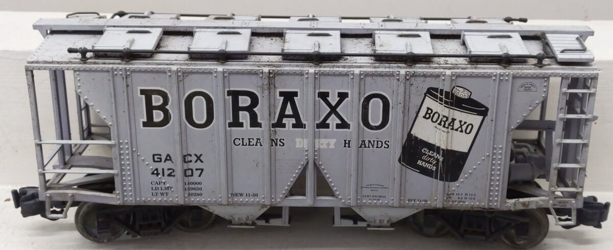 Aristo-Craft 41207 G Scale Boraxo 2-Bay Hopper