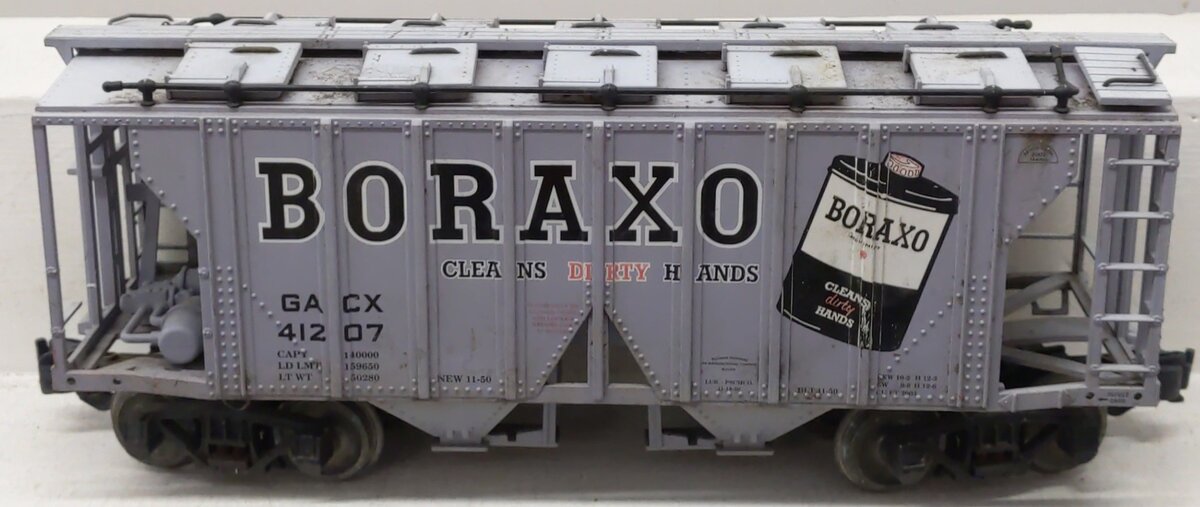 Aristo-Craft 41207 G Scale Boraxo 2-Bay Hopper