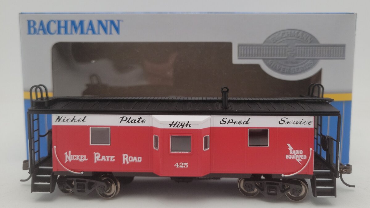 Bachmann 73202 HO Nickel Plate Road Bay Window with Roof Walk Caboose LN/Box