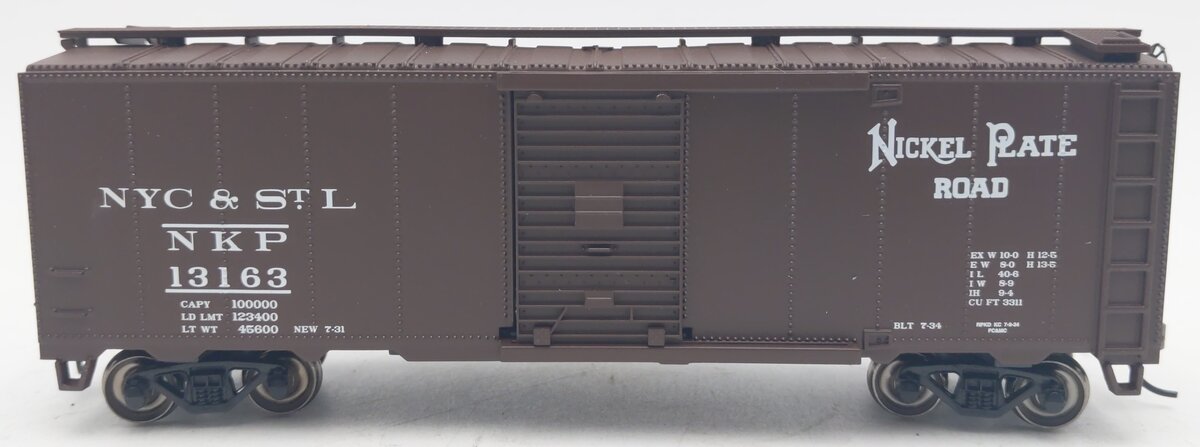 Bachmann 15012 HO Nickel Plate Road Steam Era 40' Box Car #13163 LN/Box