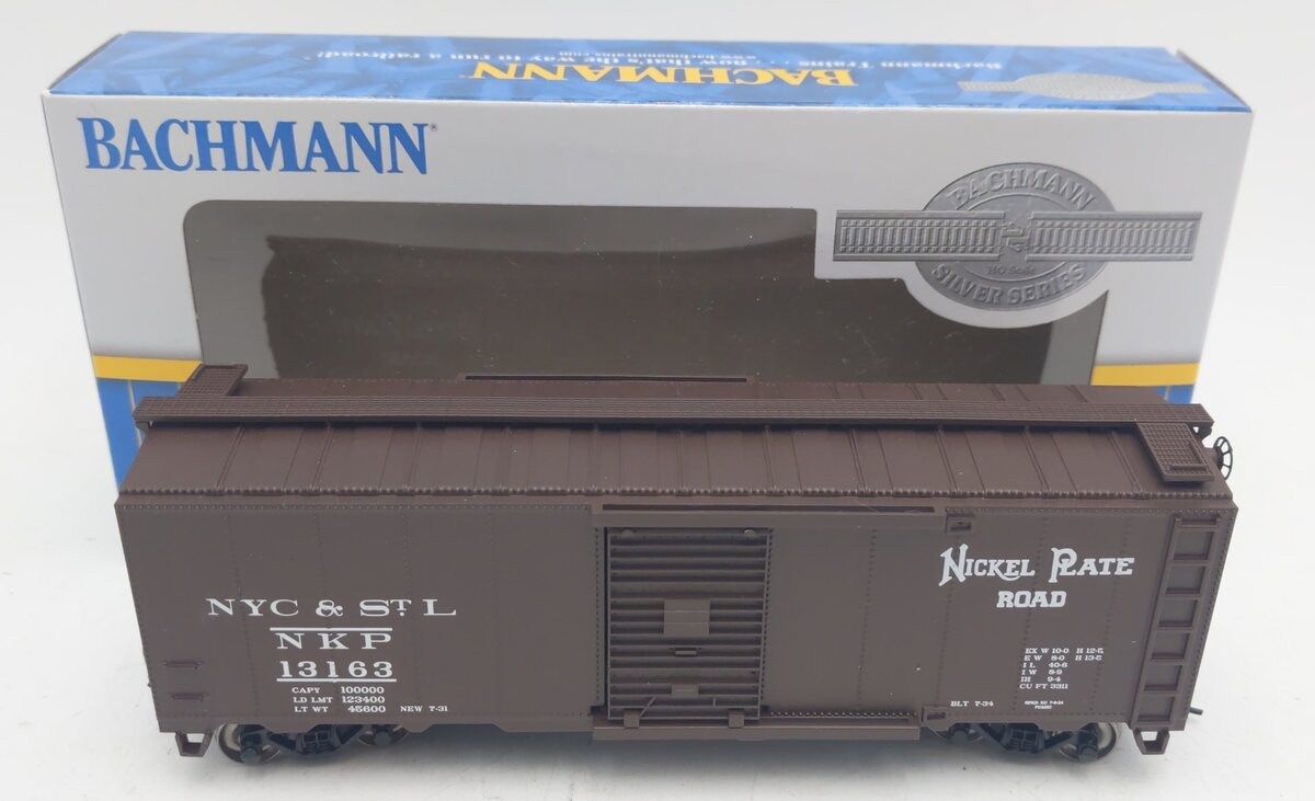 Bachmann 15012 HO Nickel Plate Road Steam Era 40' Box Car #13163 LN/Box