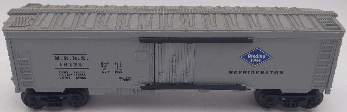 Lionel 6-16134 O Gauge Reading Reeferigerator Box Car #16134 EX