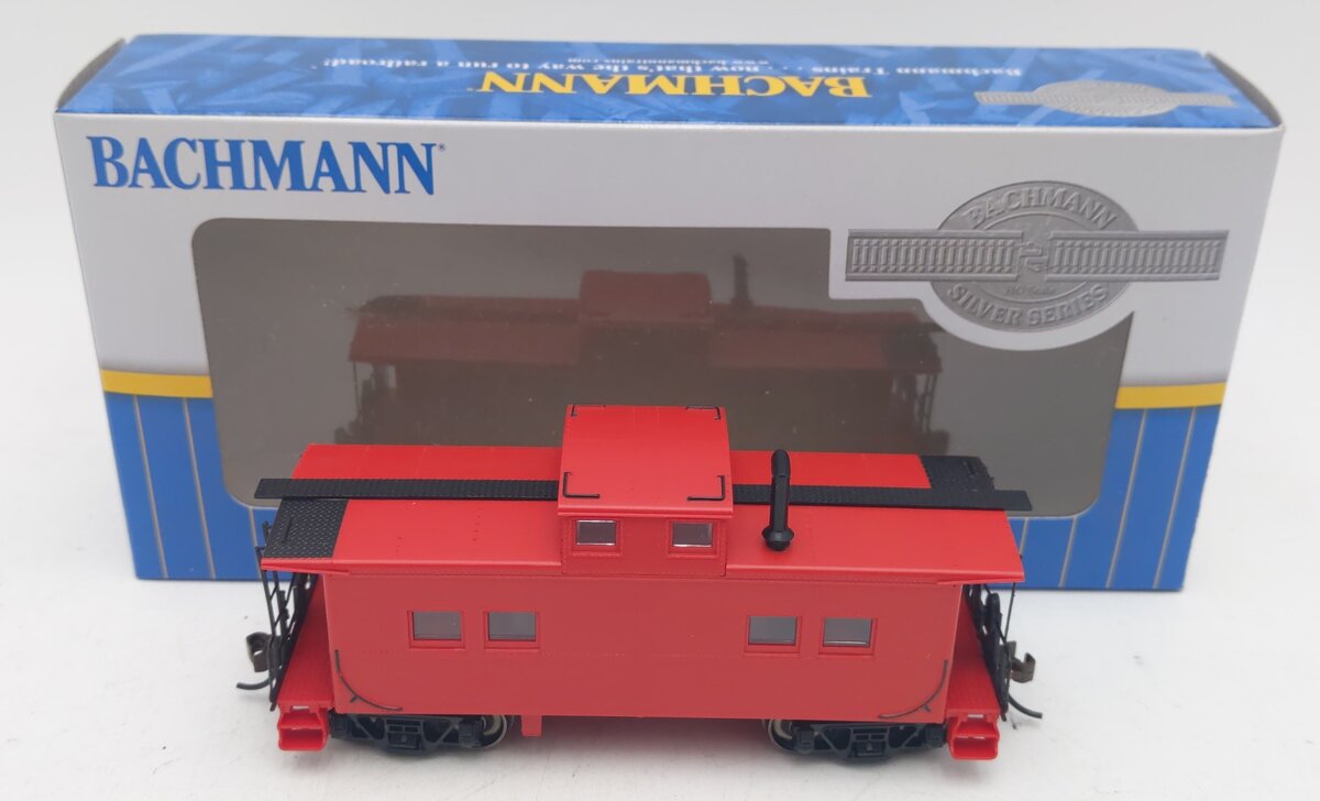 Bachmann 16806 HO Unlettered Red Northeast Steel Caboose LN/Box