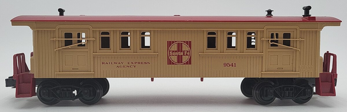 Lionel 6-9541 O Gauge Railway Express Agency Baggage Car EX