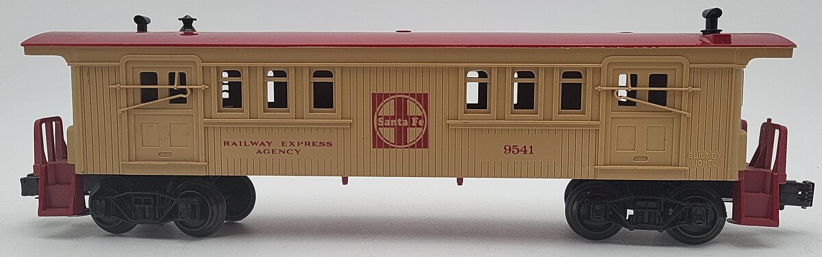 Lionel 6-9541 O Gauge Railway Express Agency Baggage Car EX