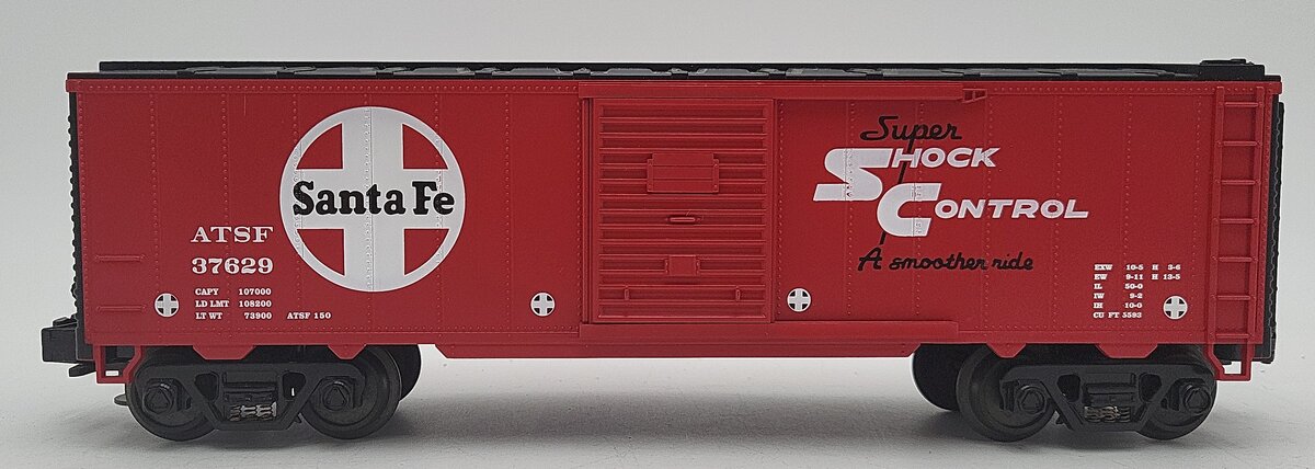 MTH 33-7404 O Gauge Santa Fe Single Door Boxcar #37629 EX