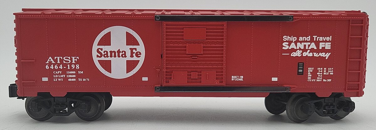 Lionel 6-29213 O Gauge AT&SF Grand Canyon Route Boxcar #6464-198 EX
