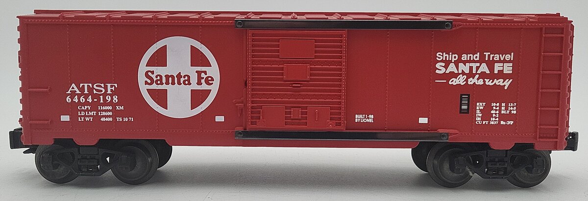 Lionel 6-29213 O Gauge AT&SF Grand Canyon Route Boxcar #6464-198 EX