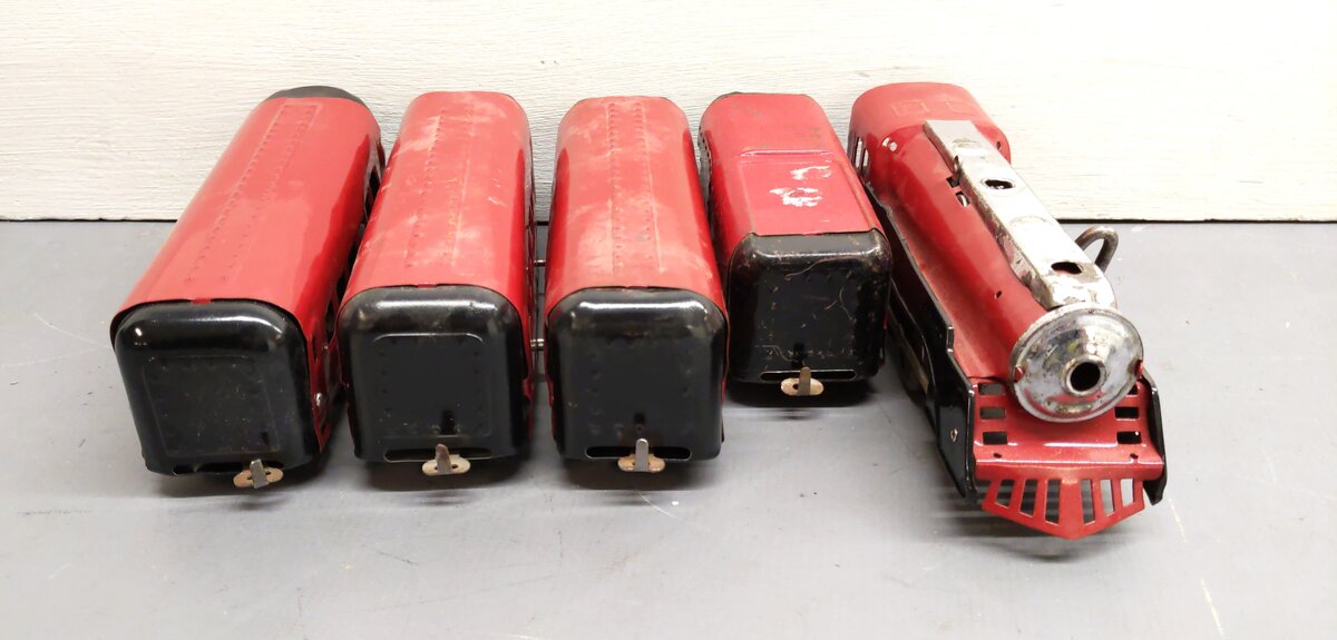 Hafner 1010 Vintage O Gauge Clockwork Steam Passenger Set