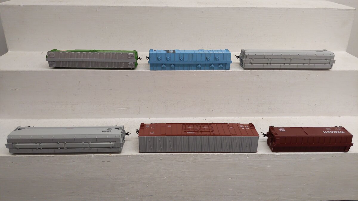 Walthers HO Assorted Freight Cars 1010, 1065, 20084, 4053, 80786, 890000[6] EX/Box