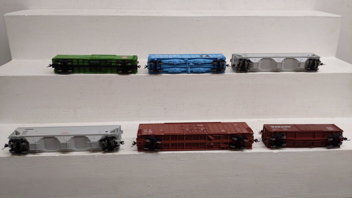 Walthers HO Assorted Freight Cars 1010, 1065, 20084, 4053, 80786, 890000[6] EX/Box