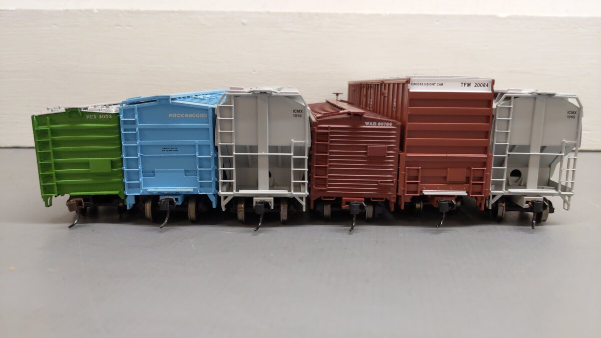 Walthers HO Assorted Freight Cars 1010, 1065, 20084, 4053, 80786, 890000[6] EX/Box