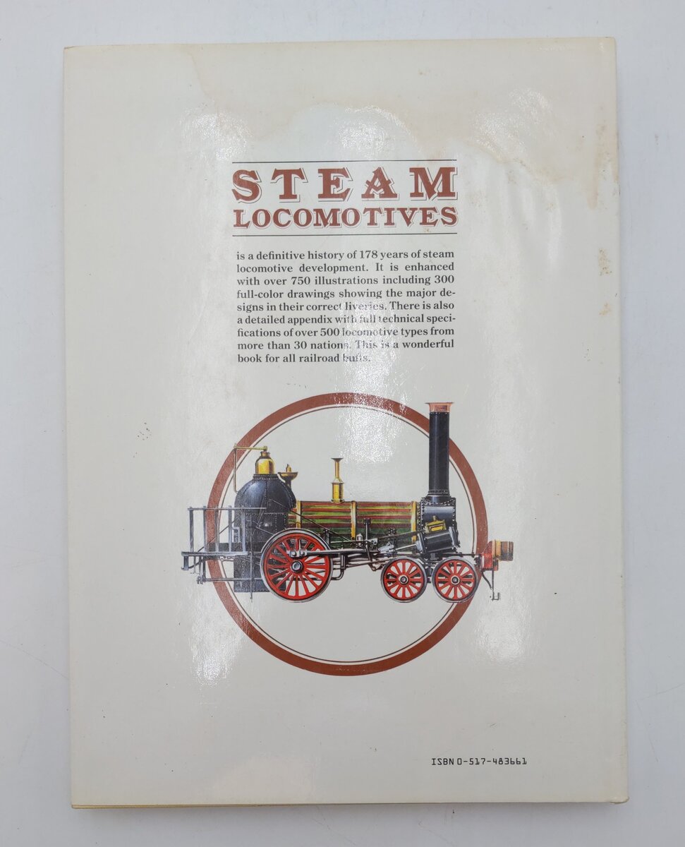 Steam Locomotives Hardcover Book By Luciano Greggio EX