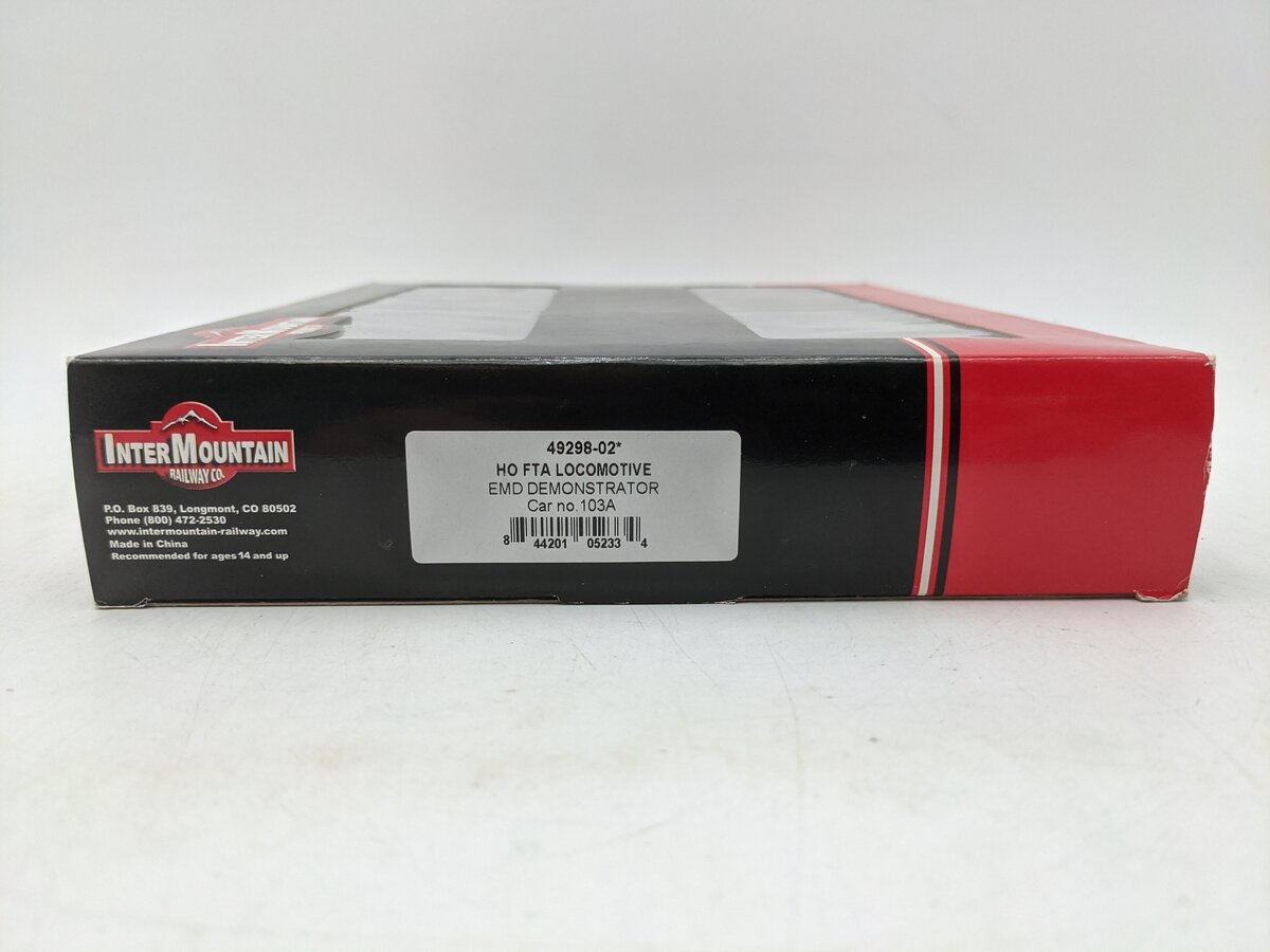 InterMountain 49298-02 HO EMD Demonstrator FTA A/B Diesel Locomotive Set NIB