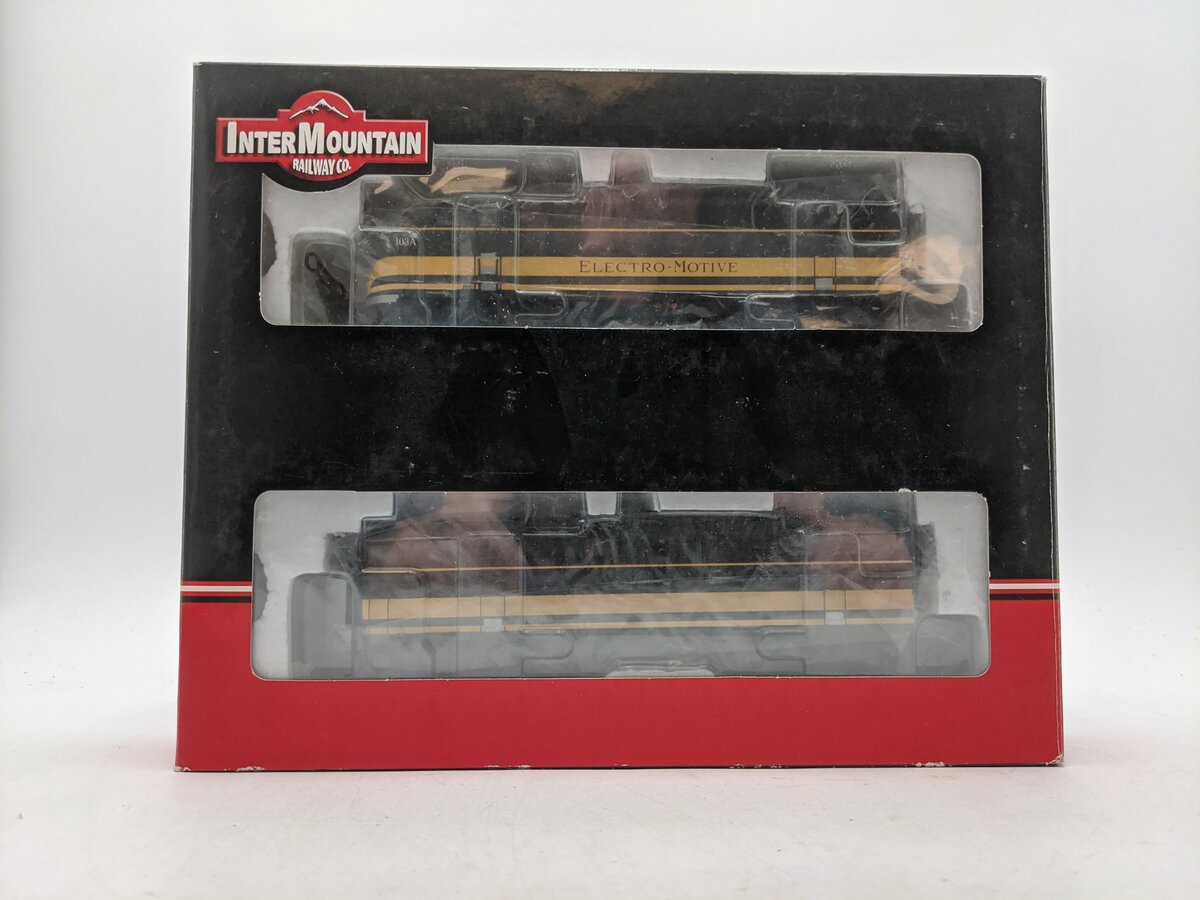 InterMountain 49298-02 HO EMD Demonstrator FTA A/B Diesel Locomotive Set NIB