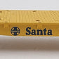 MTH  297214 O Gauge Santa Fe Flat Car w/Cars EX