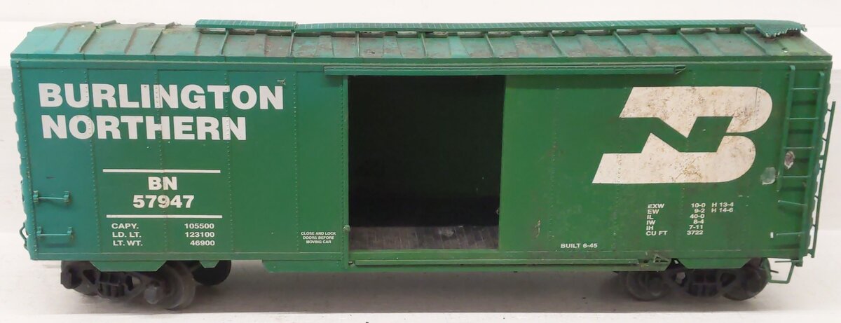 USA Trains R192073 G BN 40' PS-1 Steel Box Car with 8' Youngstown Door #57947