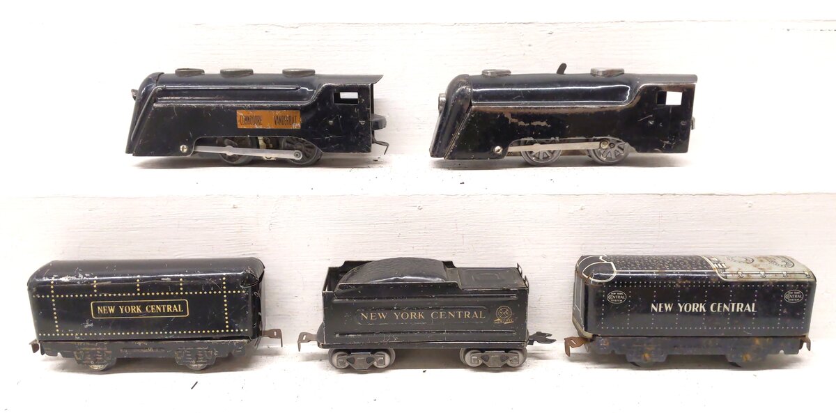 Marx Prewar O Gauge Assorted Steam Locomotive & Tenders [5]
