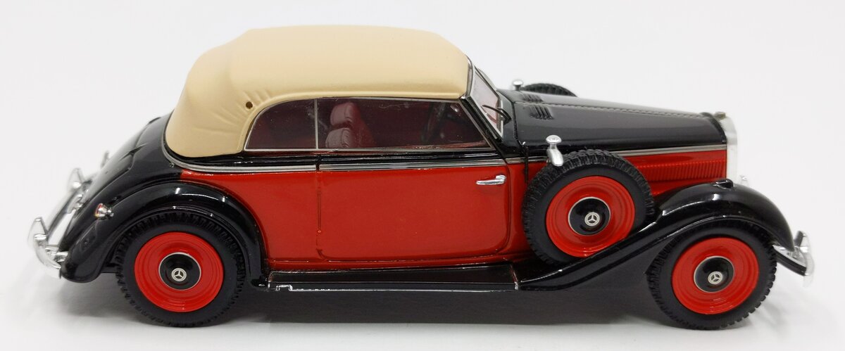 Spark 1:43 Diecast 1937 Mercedes-Benz 320 Convertible VG